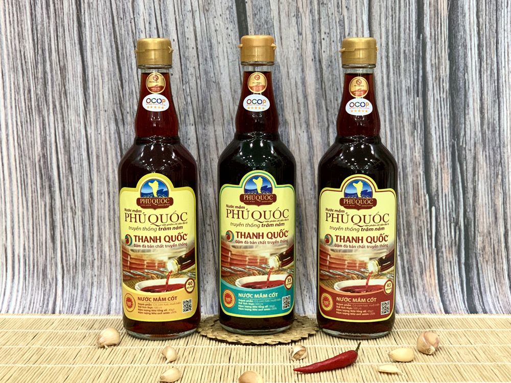 Nước mắm CDĐL Phú Quốc Thanh Quốc 43N - Chai 520ml