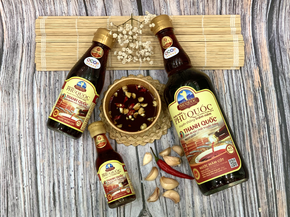 Nước mắm CDĐL Phú Quốc Thanh Quốc 43N - Chai 520ml